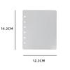 MINKYS A7 Square Fluffy Wings Photocards Collect Book Binder Notebook Cover Diary Agenda Planner Stationery