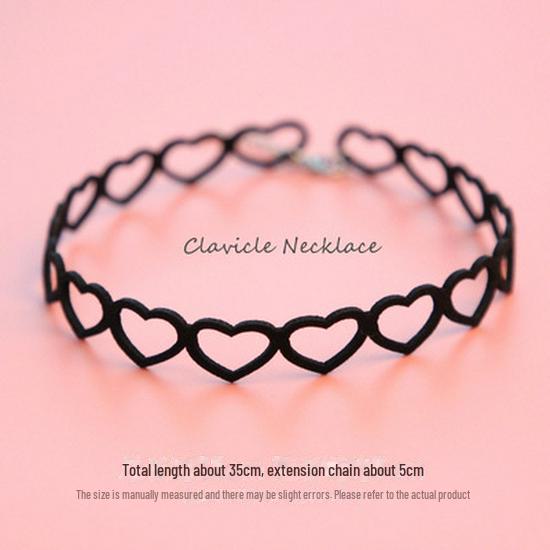Black Lace Fairy Choker: Japanese & Korean Style Necklace