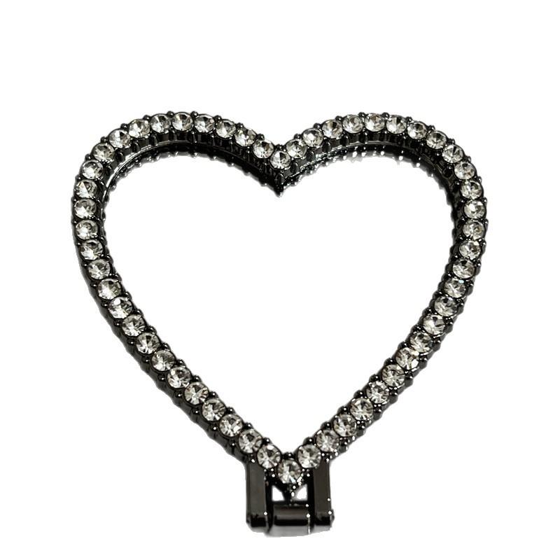 Cute Heart Mirror Sticker Type Foldable Phone Holder Portable Desktop Lazy Stand For Phone