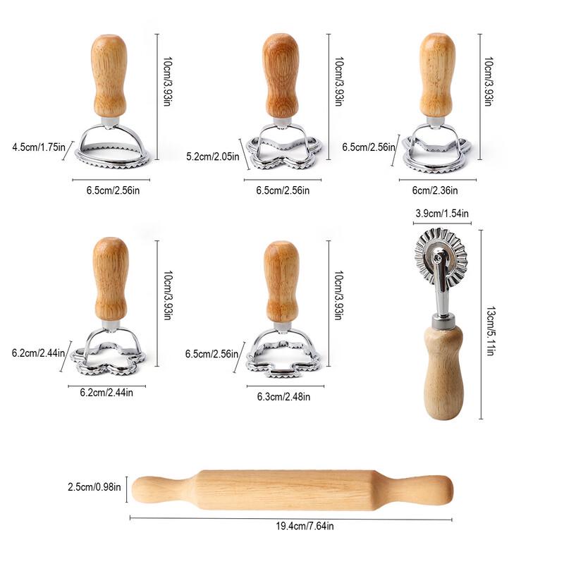 

7-Piece Stainless Steel Dumpling Maker Set