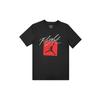 Jordan Air T Shirts Men's Black Crew Neck Moderate DA6744-010