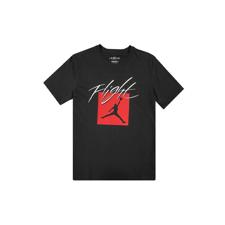 Jordan Air T Shirts Men's Black Crew Neck Moderate DA6744-010