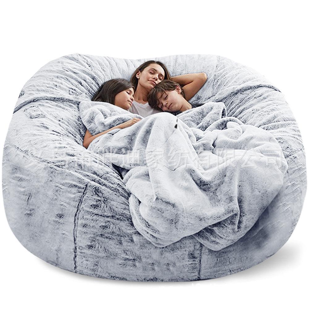 Lazy Sofa Bean Bag - Round Sponge-Wrapped Tatami Cover