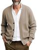 Cardigan da uomo a manica lunga monopetto, vestibilità larga, casual, europeo e americano, Autunno/Inverno 2025