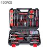 19/43/120 Piece Hand Tool Kit Set with Toolbox MultiFunctional Household DIY Tool Set with Screwdriver Hammer Wrench Pliers Tape
