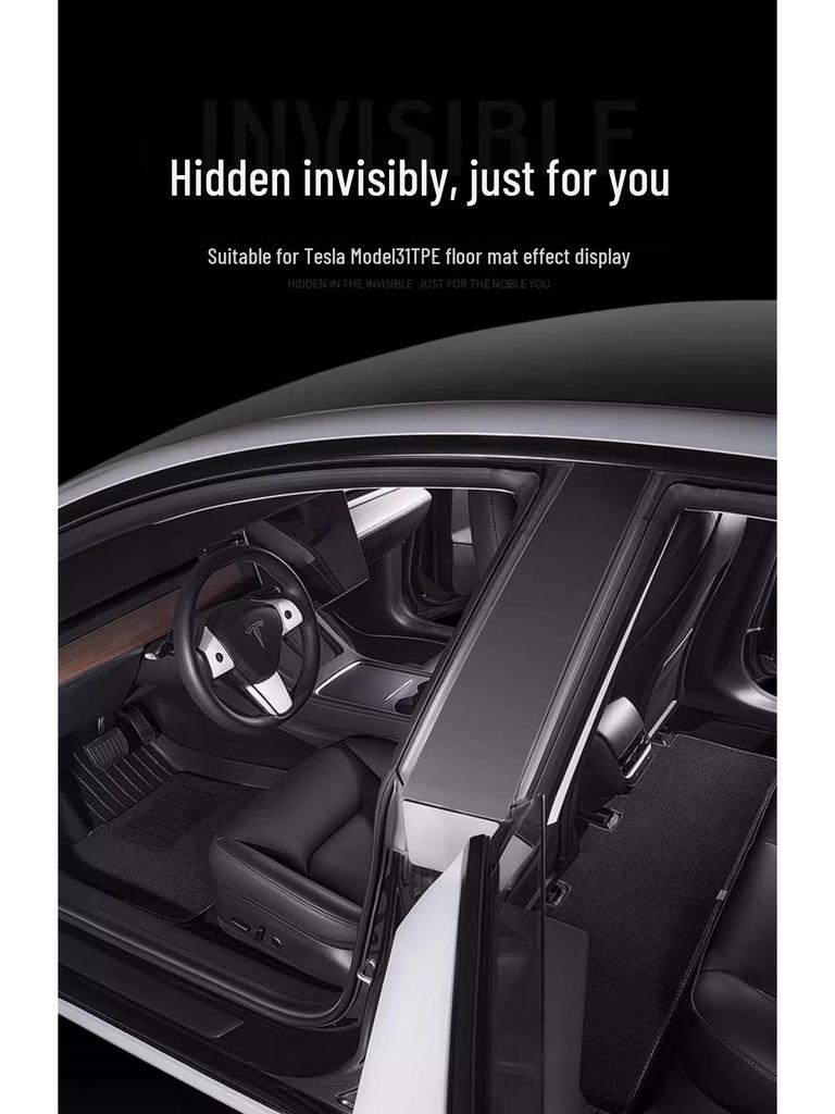 All-Inclusive Floor and Trunk Mats for Tesla Model 3/Y Refresh