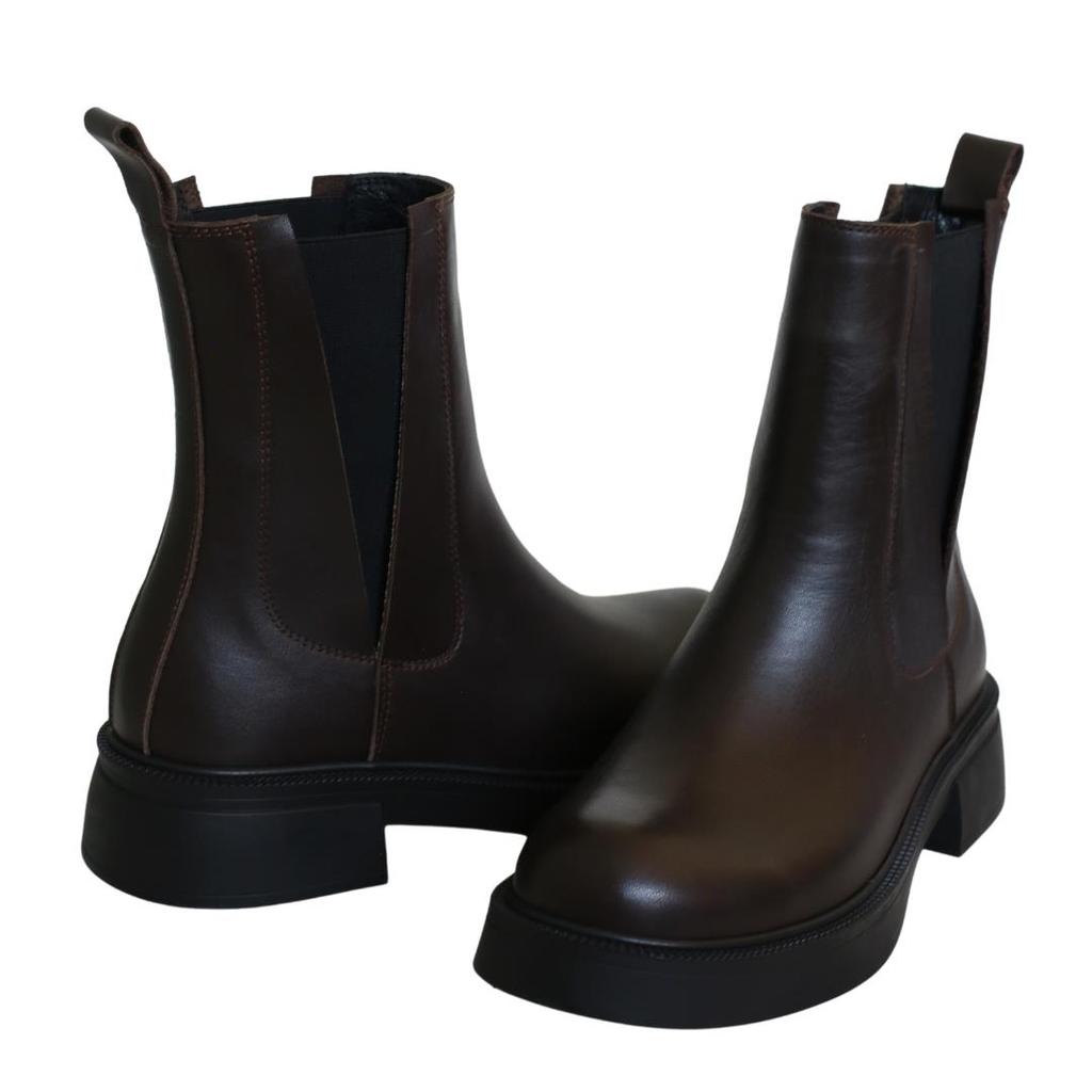 Freizeitstiefel aus echtem Leder für Damen