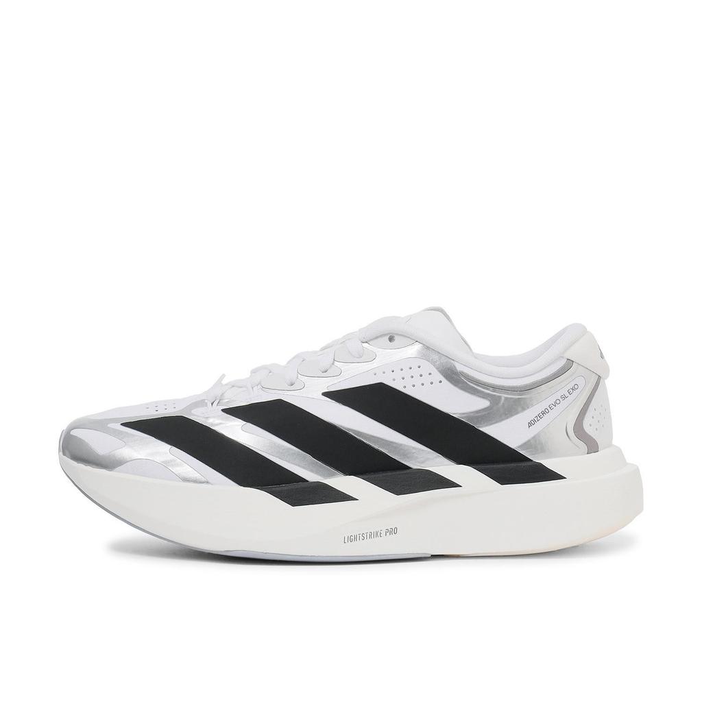 KI4782 Adidas Adizero Evo SL EXO Cloud White Core Black Iron Metallic (Women's)