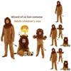 The Wizard Of Oz Lion Cosplay Costume For Kids And Adults Drama Events