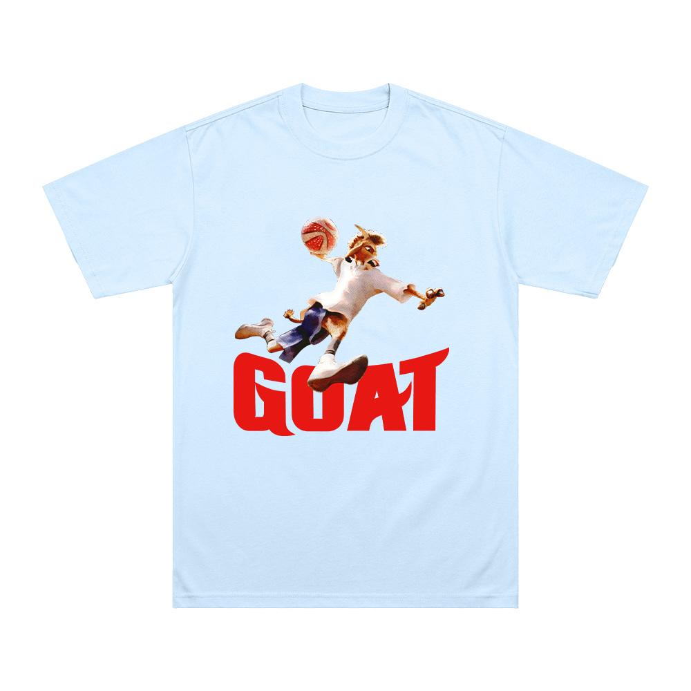 Cotton Goat Movie Cartoon 2026 T Shirts Fashion Anime Streetwear Comfortable Unisex Short Sleeve Casual Tee