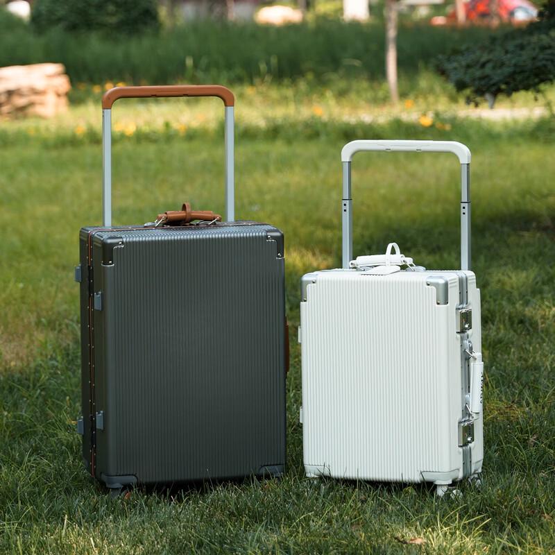 Moncaroni MK17 Anti-Bacterial Aluminum Frame Travel Luggage 25 inch