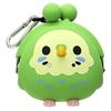 P+g Design (PG Design) Decorative Accessories (fashion Accessories) Parakeet Green, Body Size: W8.3 X H9.3 X D5.4, 3D POCHI FRIENDS BIRD INCO PG-28101