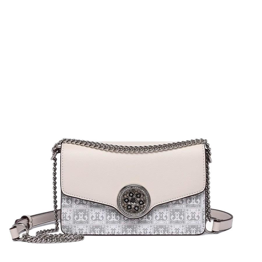 

Элитная нишевая сумка, Новая осенняя модная сумка через плечо, Модная и трендовая маленькая квадратная сумка на цепочке