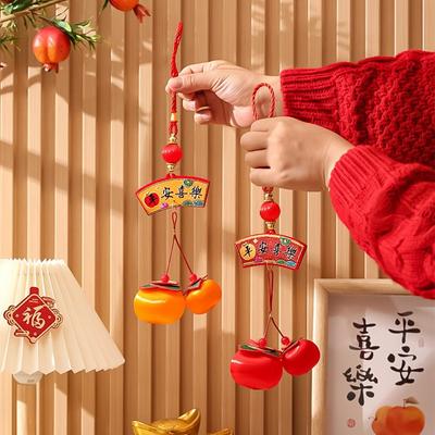 Chinese Style Lucky Hanging Ornaments 2025 Lunar New Year Spring Festival Lantern