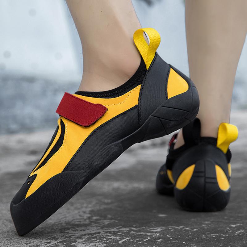 New cool couple style climbing shoes anti slip breathable comfortable climbing training shoes beginner indoor climbing shoes