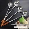 Thickened Stainless Steel Long Handle Cooking Spoon and Ladle