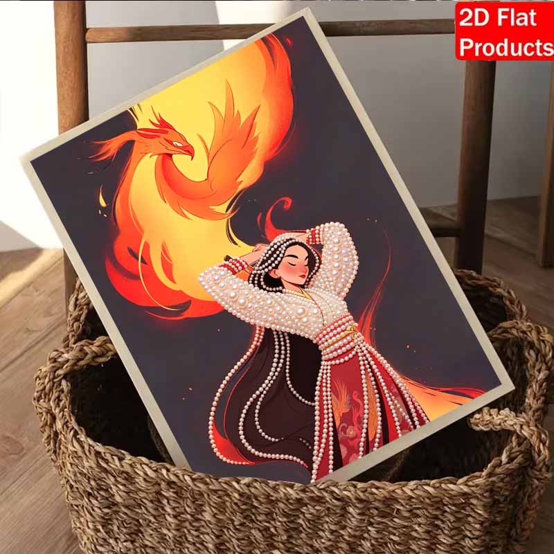 Disney Pearl Painting Mulan DIY Pearl Painting Gem Art Pearl Dot Painting Picture Crafts Adult Beginner Gifts Home Decor