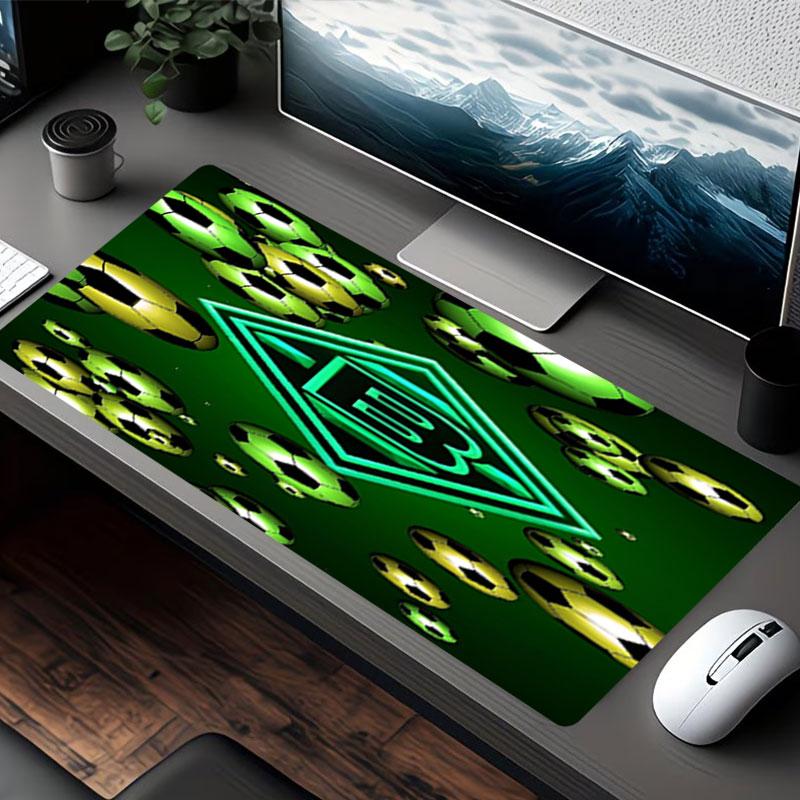 Borussia Mönchengladbach Print Mauspads, für Tastaturablage Laptop PC Matte für Büro Heimgebrauch, Schreibtischdekoration, Perfektes Geburtstagsgeschenk für Gamer