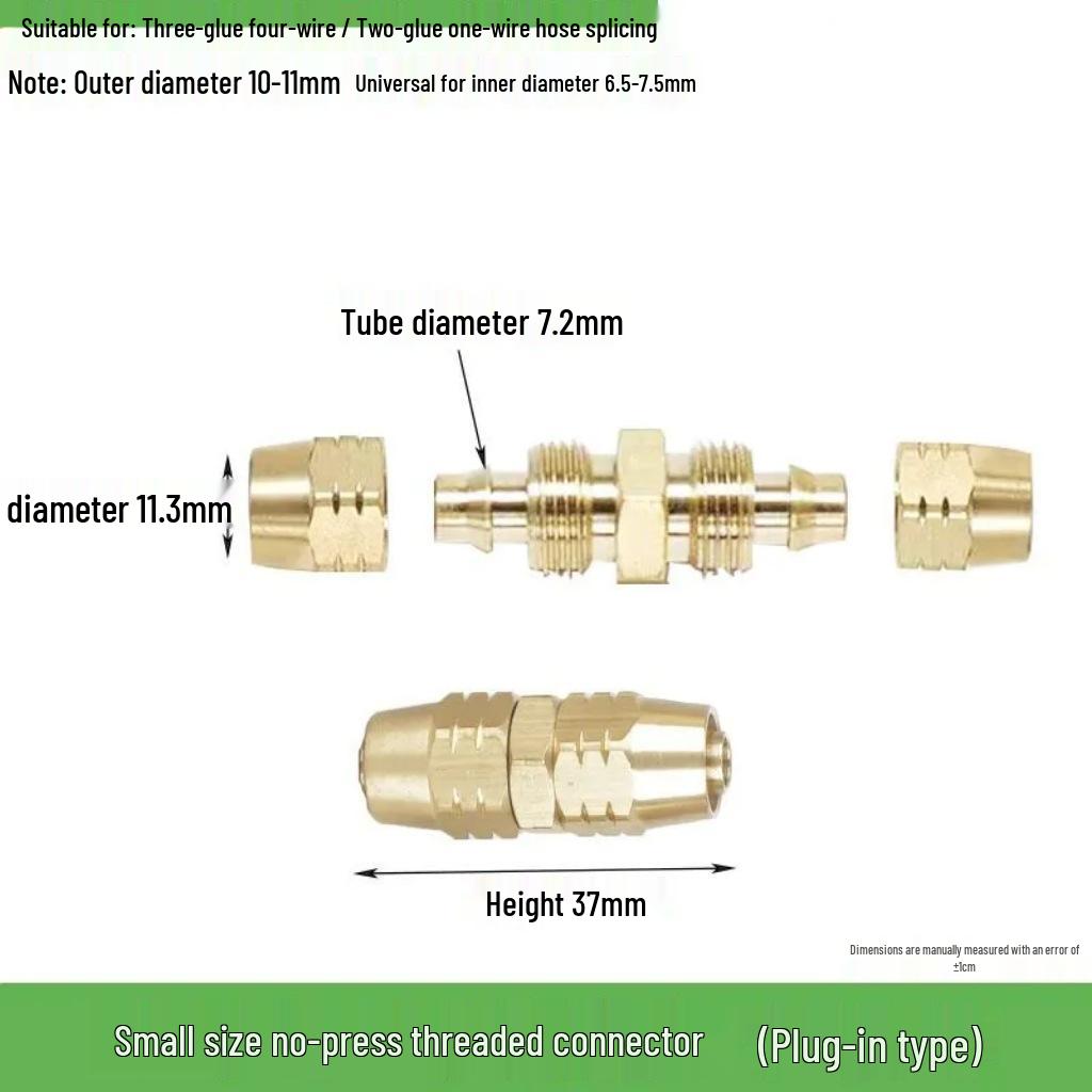 Leak-Proof Agricultural All-Copper High-Pressure Hose Connector for Water Pipe Repair
