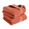 Hiorie Grand Imabari Certified Face Set of Made In Japan with Premium Staple Instant HOTEL'S Towels, 2, Terracotta, Extra-Long Cotton, Absorbency,