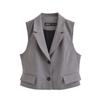 Kaslead New Arrival Women's Clothing Fashion Style Fashion Flip Decoration Vest Pants 9210756 80739