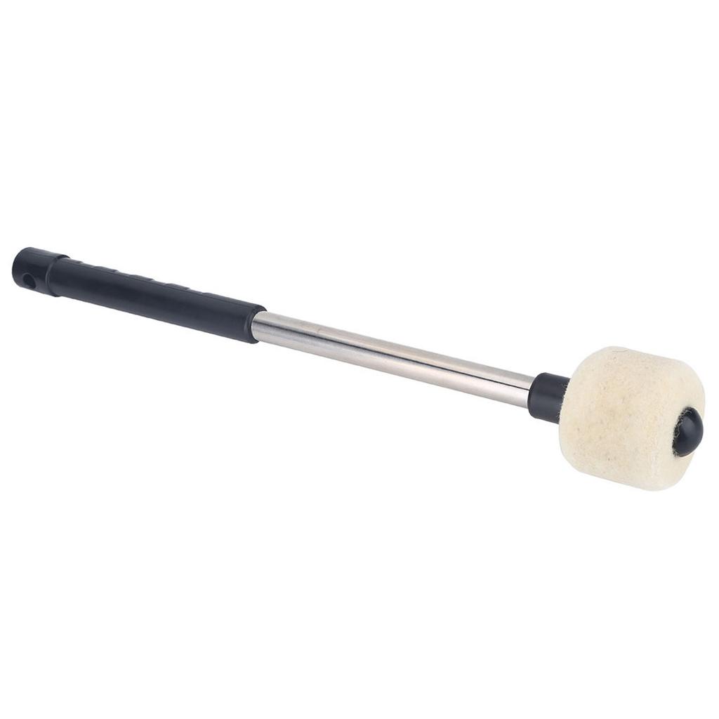 Durable Bass Drum Mallet Drumstick with Wool Felt Head Percussion Marching Band Accessory