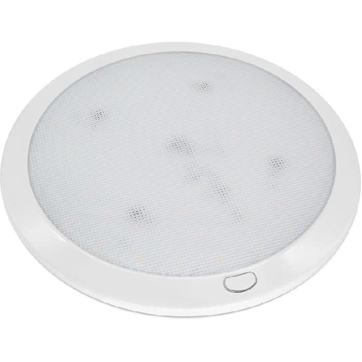 Dream lighting RV Interior LED Light with Dimmer Switch 12v Ceiling Light Fixture for RV Trailer Camper, Warm White Lighting, 4.5W, 300lumen, 5inch,