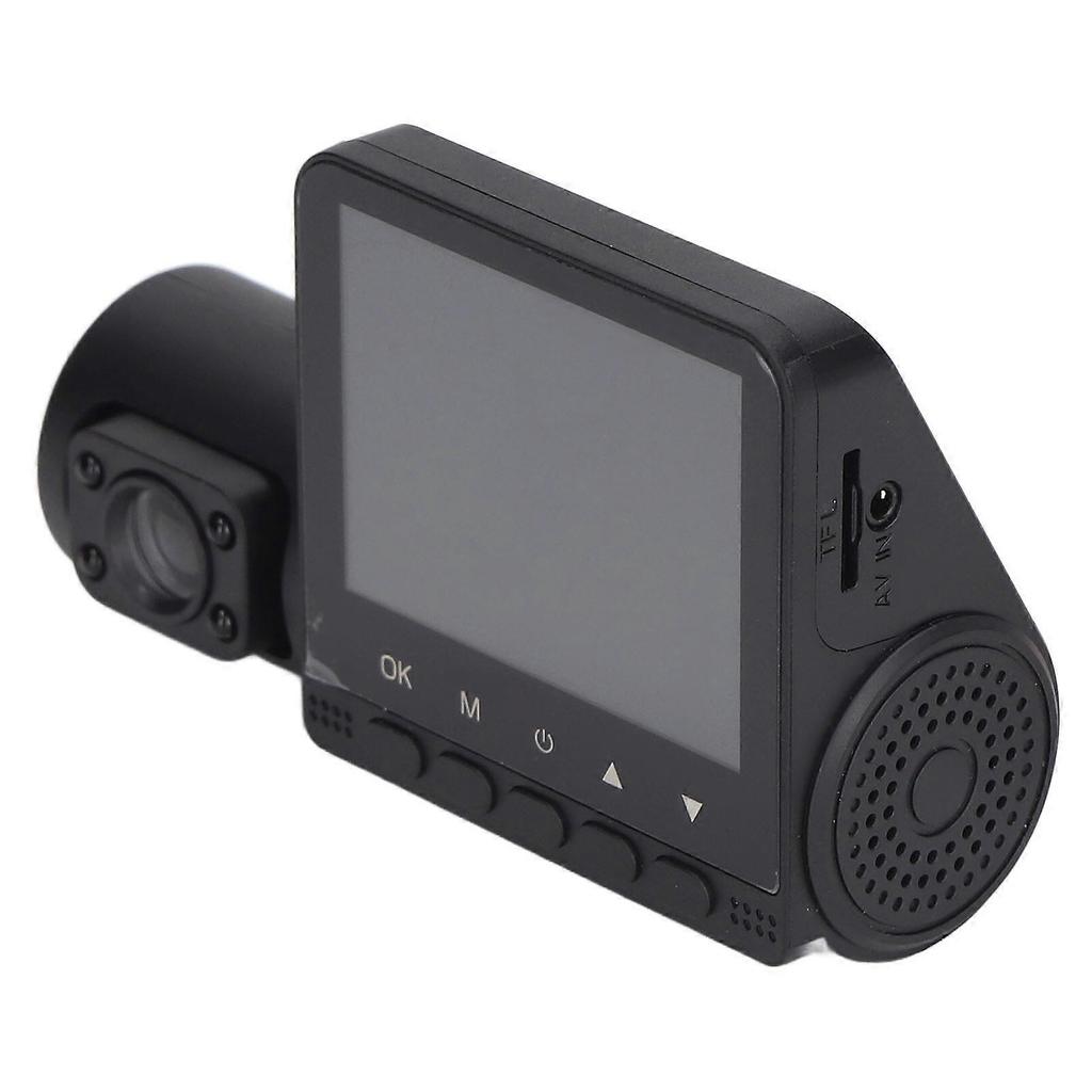 2.4 Inch Screen Dashcam 3 Way HD 1080P Three Lens Parking Monitoring Car DVR with Night View