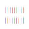 DIY Rubber Handle Knitting Needles Long Multisize Crocheting Hooks Weaving Tool Scarf