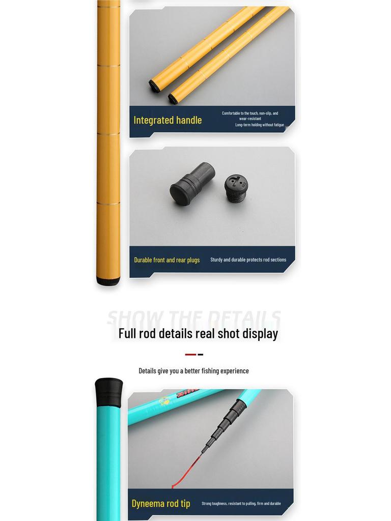 Çocuklar İçin Ultra İnce Mini Olta Kamışı - Küçük Balıklar ve Karidesler İçin Mükemmel