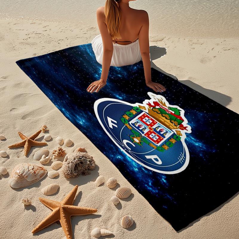 Conception de l'emblème du FC Porto. Serviette de plage, Séchage rapide, Facile d'entretien, À utiliser aussi bien pour le fitness que pour les vacances à la plage, Essentiel de sport Cadeau pour fan