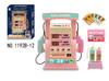Kids Petrol Station Playset with Voice Prompt and Counting Function Die Cast Cars Steering Wheel Toy