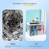 Book Organizing Box Student Classroom Dormitory Foldable Portable Transparent Household Large Capacity Textbook Storage Bag
