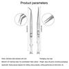 Adjustable Self Clamping Tweezers Jewelry Making Tool Slide Lock Stainless Steel Tweezers Electronic Component Repair Tools