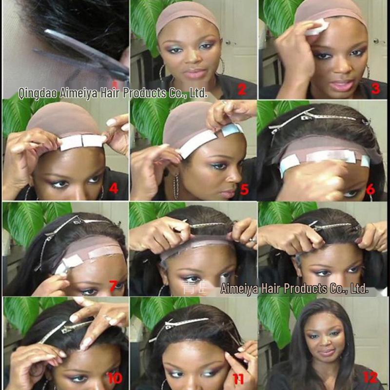 Women's Rose Pink Long Lace Front Wig - Natural Fluffy Matte Silk