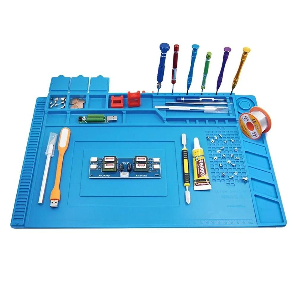 Waterproof Antistatic Soldering Mat Heat Resistant Silicone Repair Pad  Phone Repair Tool