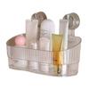 No-Drill Suction Cup Storage Rack Transparent Shower Storage Holder Wall-Mounted Shelf Rack  Home