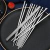 Homeglen 304 Stainless Steel Square Chopsticks (10 Pairs)