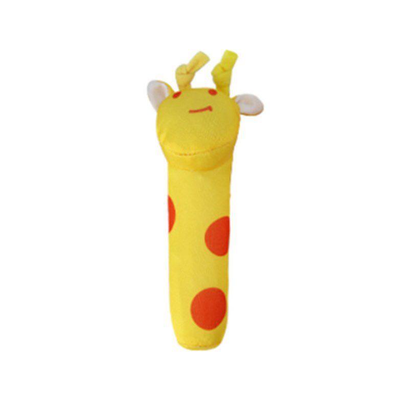 Cute Animal Bell Rattle Plush Toy For Soothing And Visual Development Of Newborns