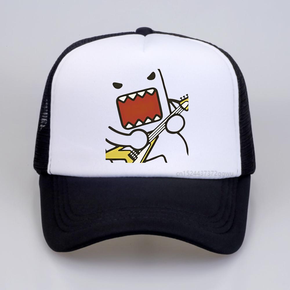 Epic Face Domo Kun Funny Meme Hat Unisex Women Fashion High Quality Mesh Breathable Trucker Hats Adjustable Outdoor Baseball Cap