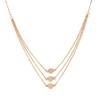 Ins Viral Multi-layer Metal Sequin Pendant Necklace, Trendy Clavicle Chain