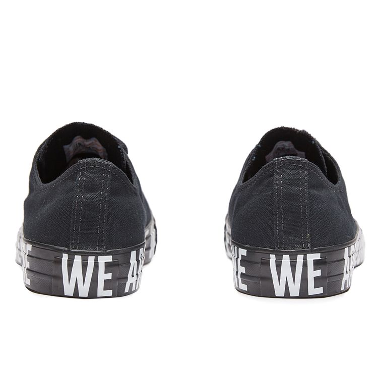 Converse Chuck Taylor All Star OX Comfortable Fashion Low Top Canvas Shoes Unisex Sneakers Black White 165382C