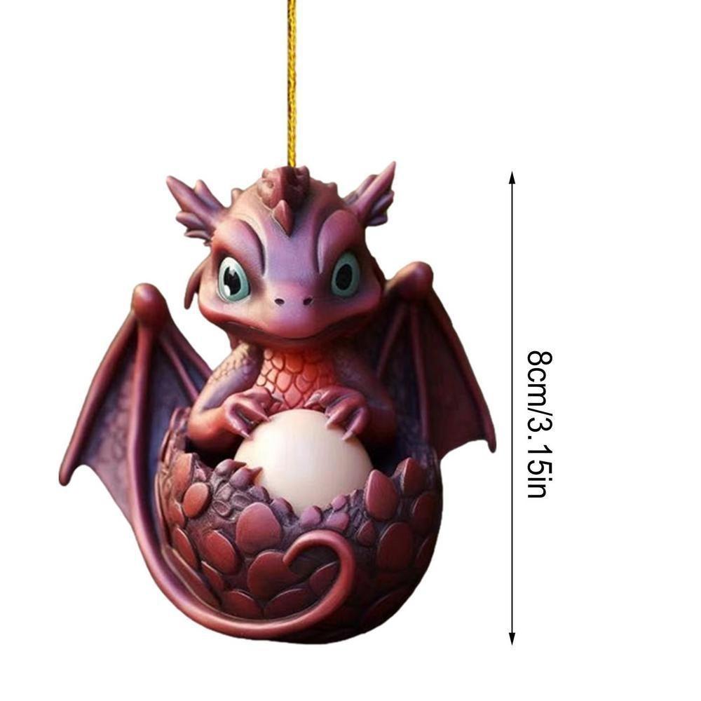 

2023 Eyecatching Acrylic Dragon Egg Car Ornament For Unique Halloween Styling Home 1