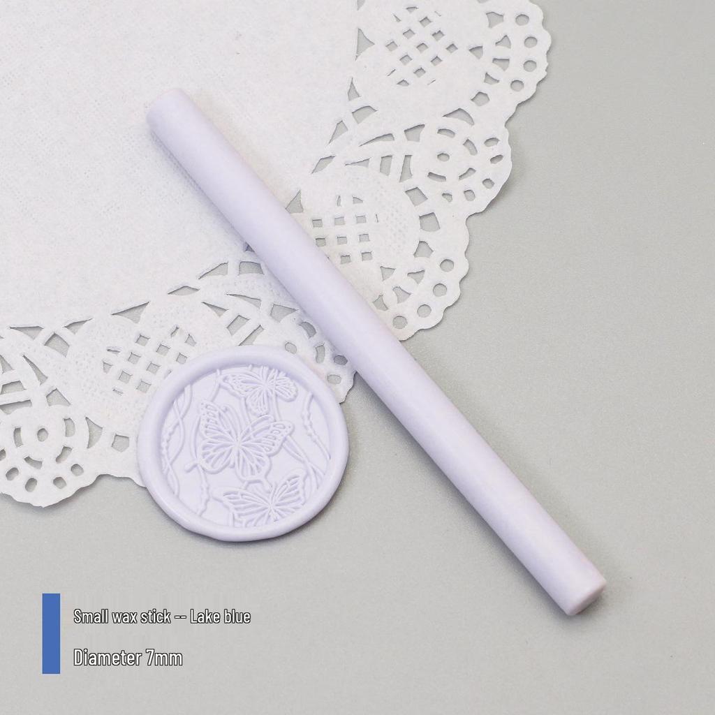 Bețișoare de Ceară de Sigiliu Mat Perlat, 125 Culori, 10x0.7cm, Compatibile cu Pistoale de Ceară, Culori Mixabile
