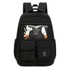 Einfarbiger Rucksack Große Kapazität Leichtgewicht Junior Senior High School Schüler Schultasche