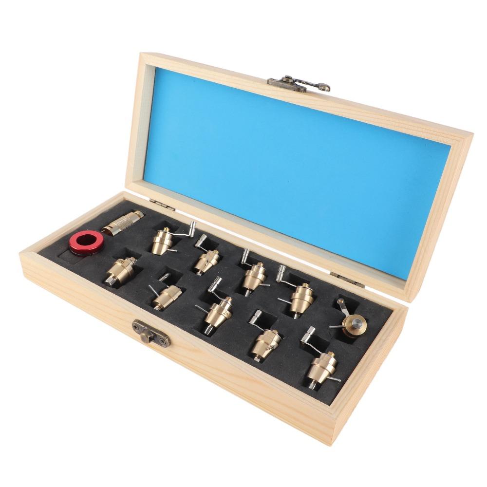 10Pcs Precision design Mainspring Coiler Full copper material Watch Repair Tool  Mainspring coiling