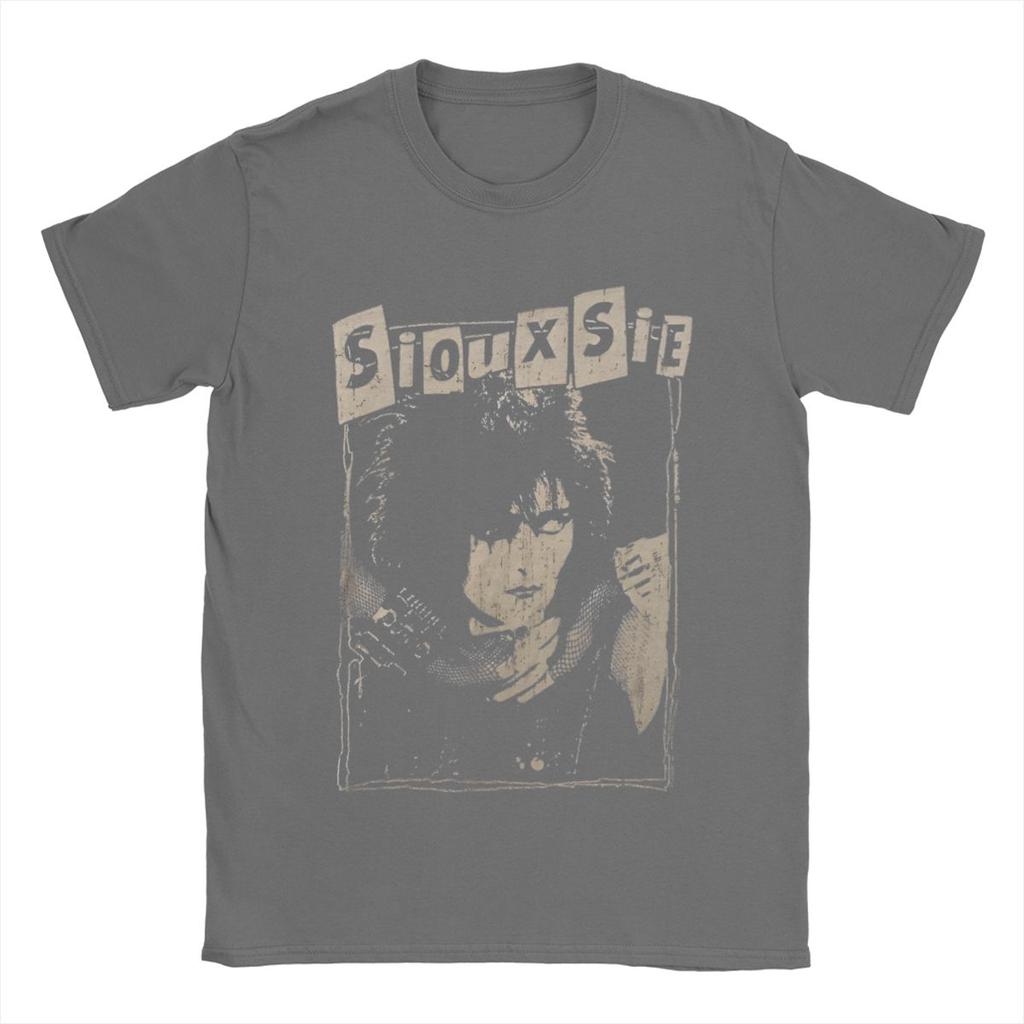Men's Siouxsie Sioux Susan Janet Ballion T Shirt Siouxsie and the Banshees Pure Cotton Clothing Vintage Tees Printed T-Shirt