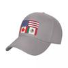 Baseball Cap USA United States Canada Mexico Flag Wild Sun Shade Peaked Adjustable Caps for Unisex Women Print
