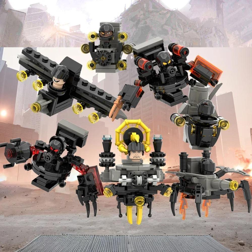 MOC Skibidi Toilet Building Blocks Set Titan Speakerman Cameraman Tvman Bricks DIY Model Toys For Kid New Year Birthday Gifts