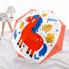 1pc Horse Illustration Umbrella That Opens  Closes Automatically  Perfect Gift with a Convenient Folding Mechanism 74